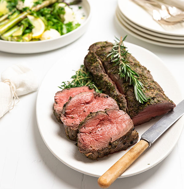 eye fillet & asparagus salad