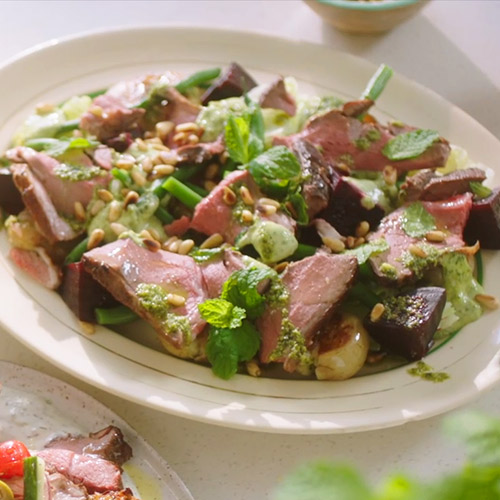 Lamb salad