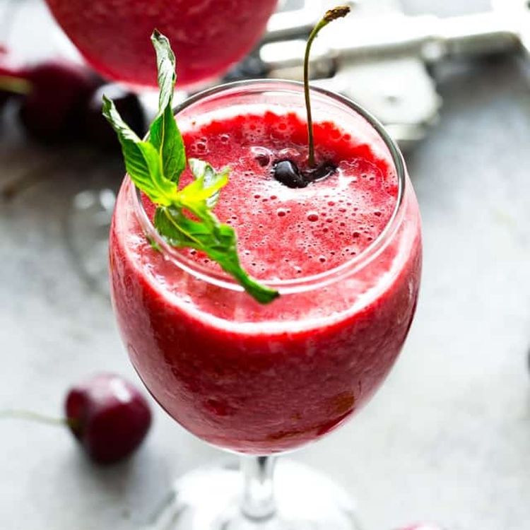 Alcohol free frosé