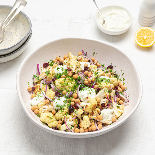 cauliflower chickpea salad