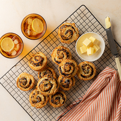 Cheesy-mite Scrolls