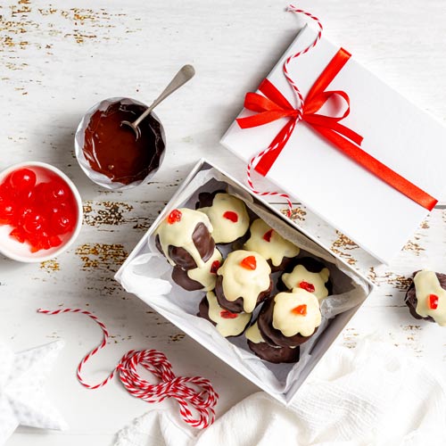 Christmas pudding truffles