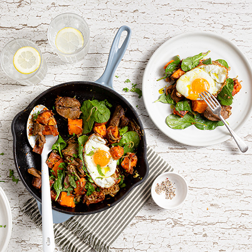Lamb And Kumara Hash