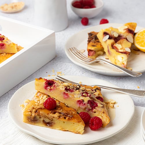 Tray bake pancake