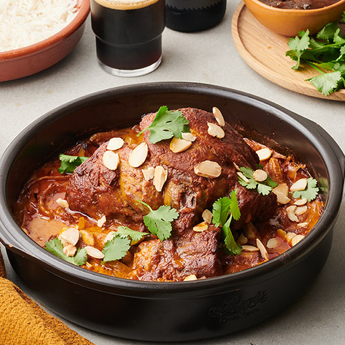 Slow cooked lamb