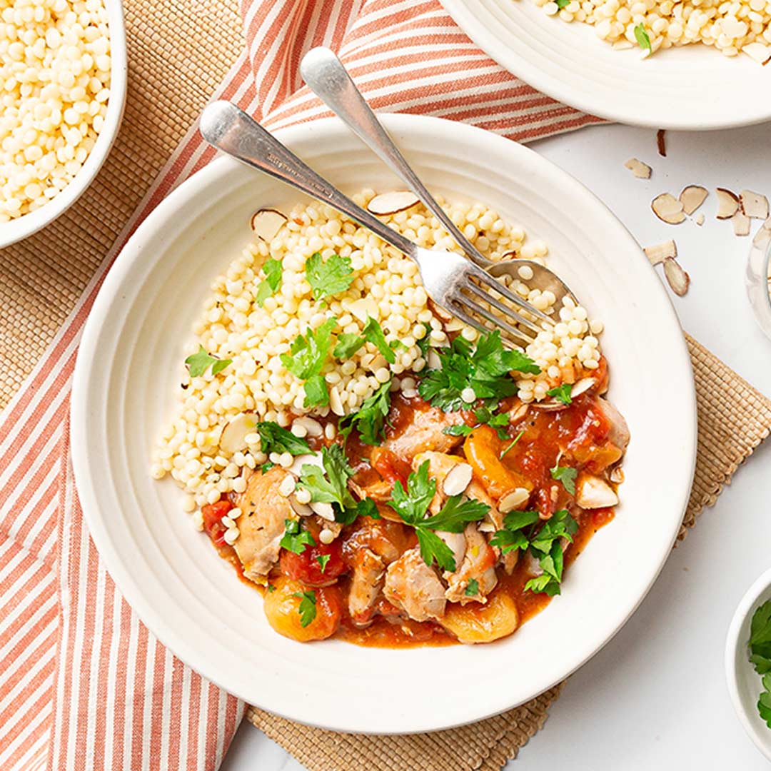 Slow cooker chicken and tagine stew