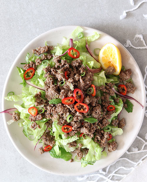 Thai inspired larb