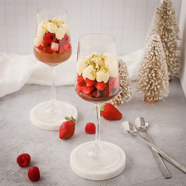 Ali Dalys Chocolate Duo Mousse final recipe result photography