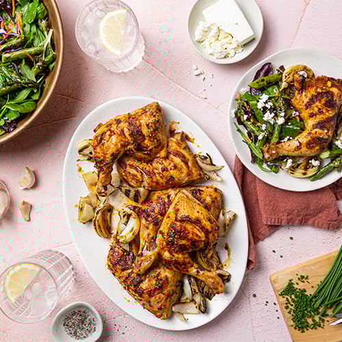 Chicken with asparagus