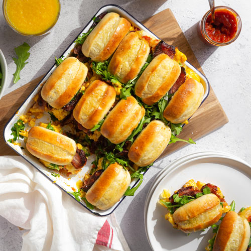 Bacon Egg Breakfast Sliders