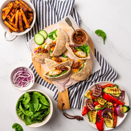 Fish pita pockets