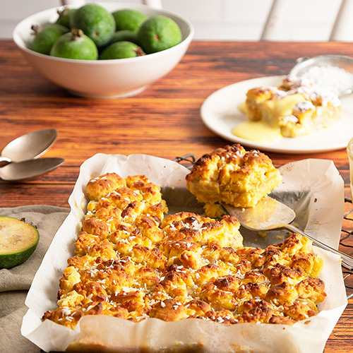 Feijoa crumble shortcake