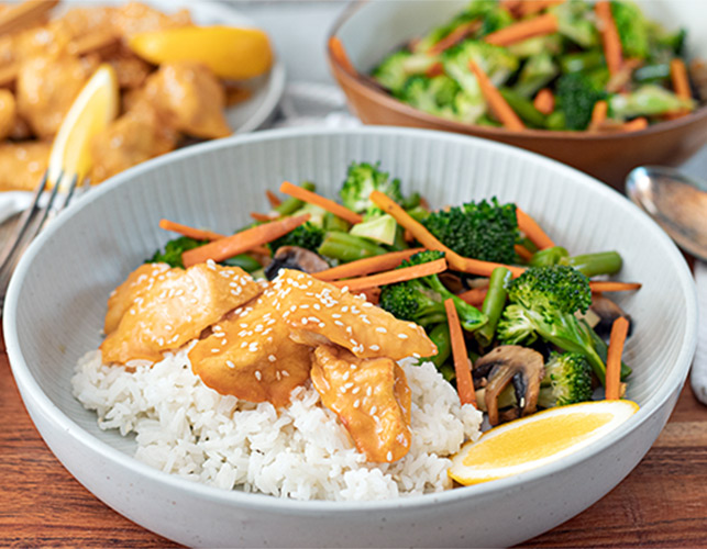Chicken on rice