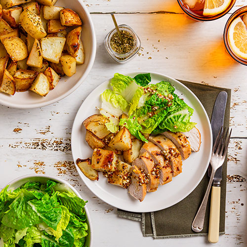 Honey Mustard Chicken and Potatoes