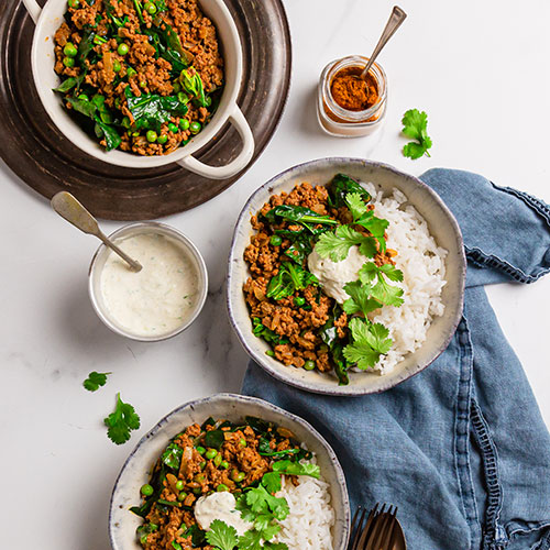 Indian Inspired Spiced Beef Mince