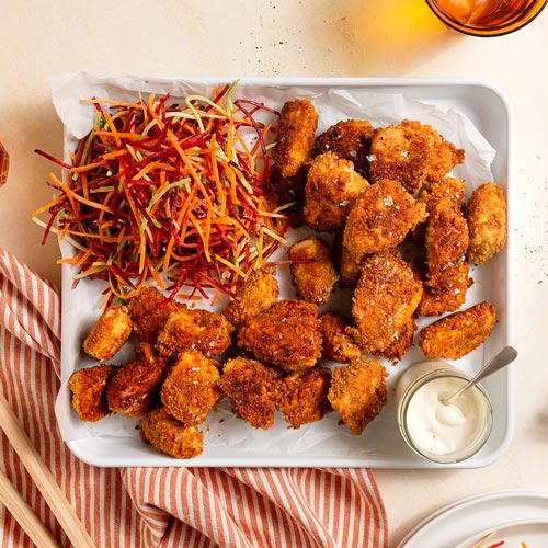 Crumbed chicken