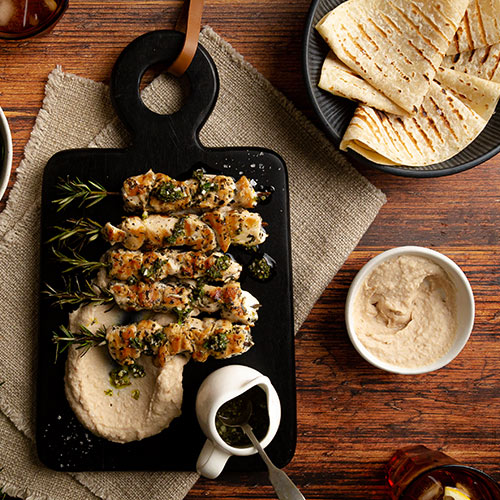 Chicken skewers