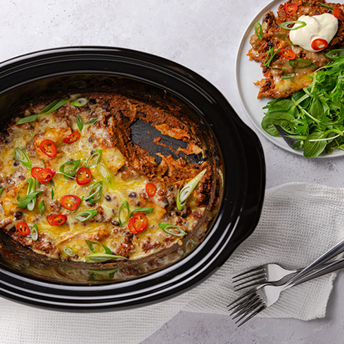 Slow Cooker Beef Enchiladas