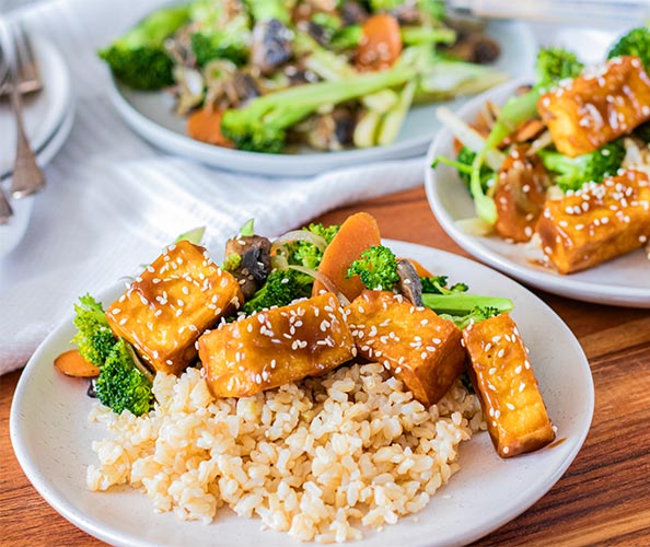 Teriyaki tofu