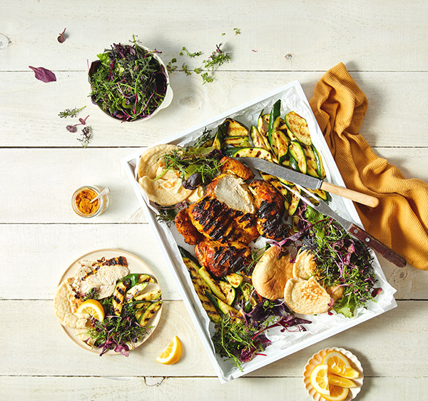 Curried Butterfly BBQ Chicken