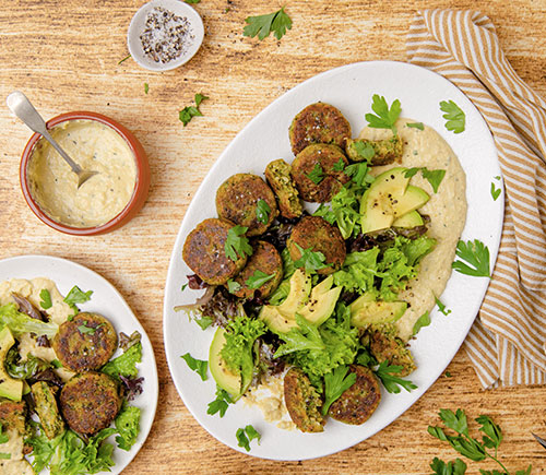 Easy falafels