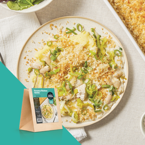 Country chicken gratin
