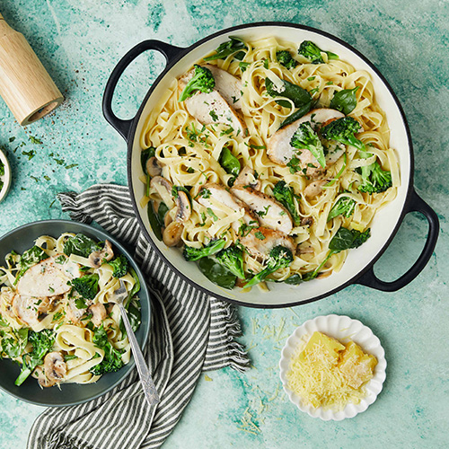 Cheats chicken fettuccine alfredo