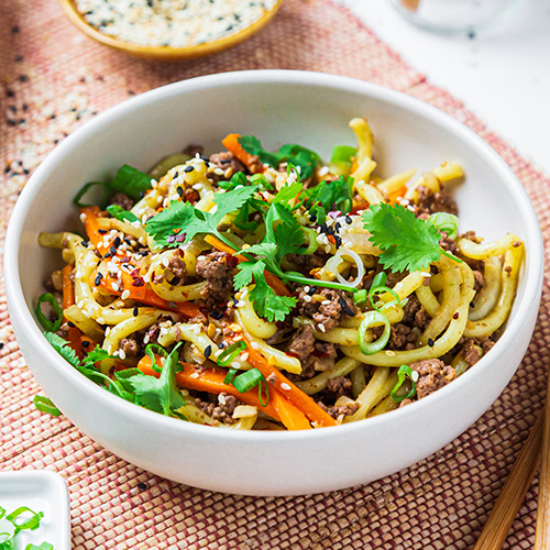 ginger beef noodles