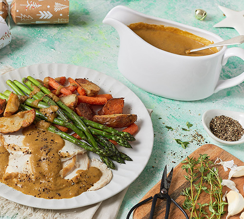 Healthier Christmas gravy
