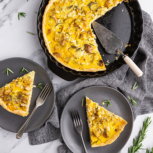 Leftover quiche New World