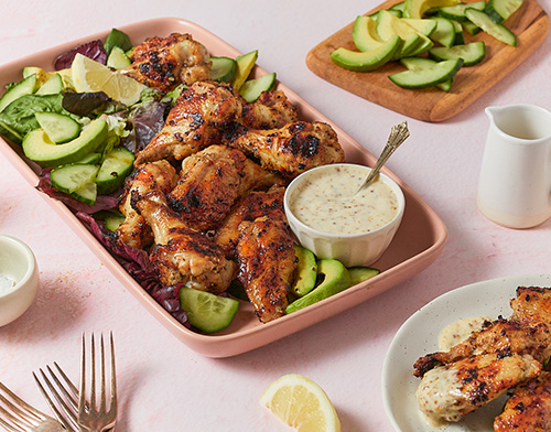 Lemon pepper chicken nibbles
