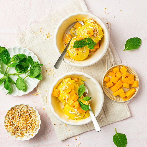 mango frozen yoghurt