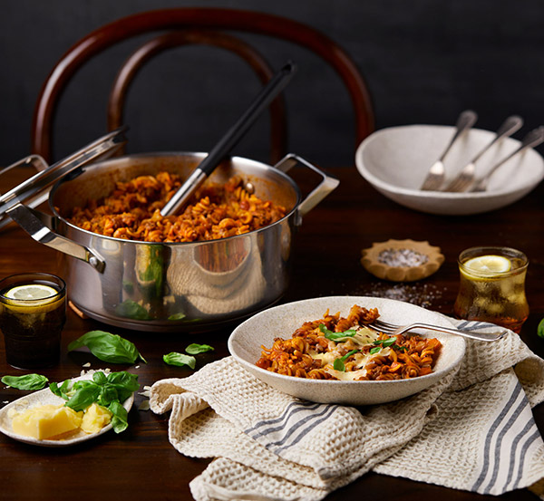 One Pot Bolognese Pasta