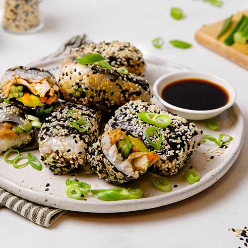 sushi rice rolls
