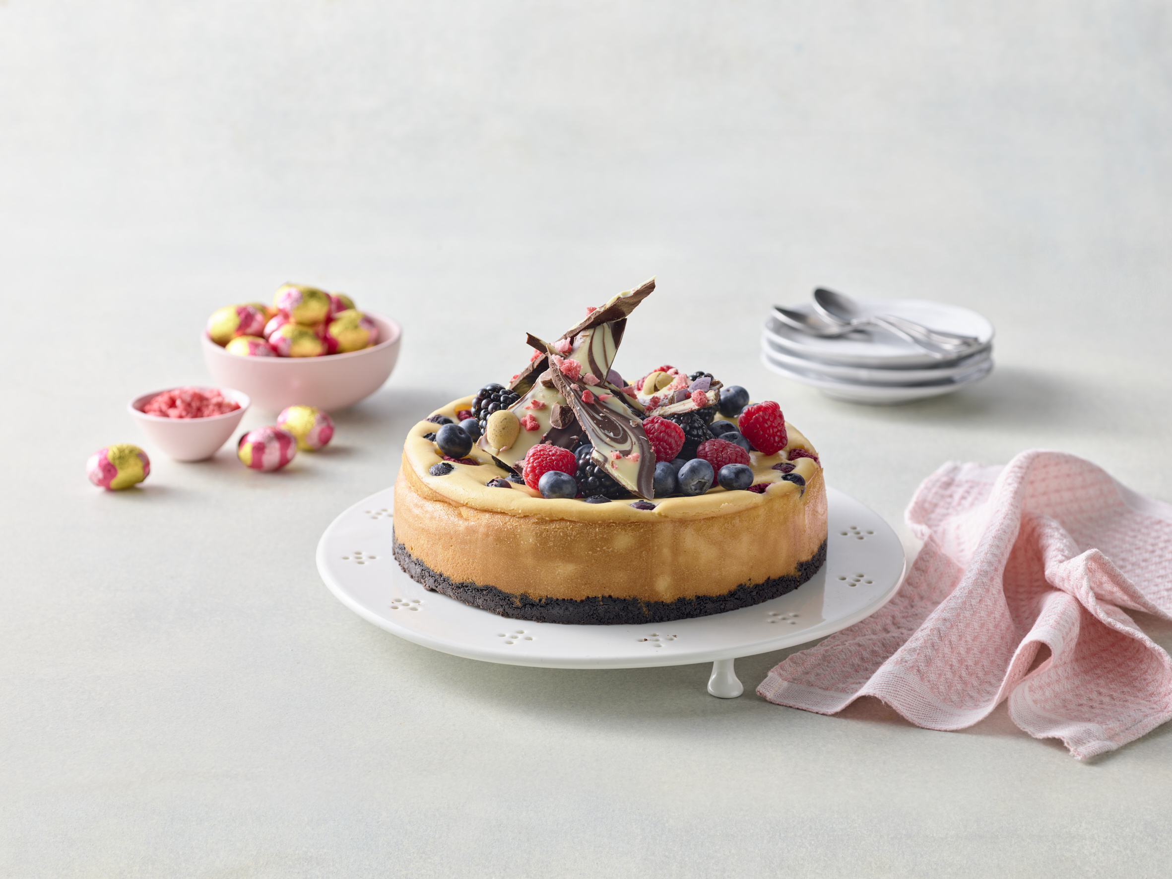 Philadelphia Baked Berry Cheesecake