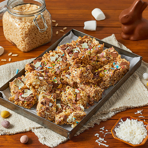 Easter bunny rice snap slice