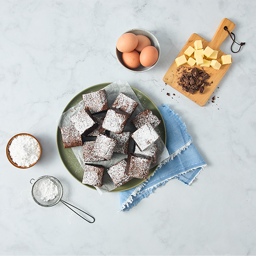 Quick chocolate brownies