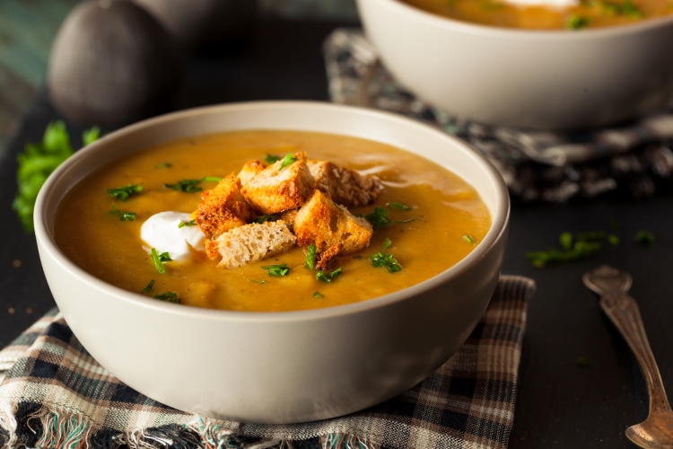Roast pumpkin soup