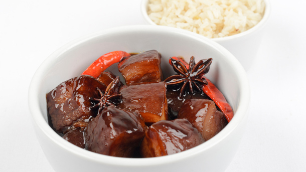 chineseporkbellyongingeredbeansandrice