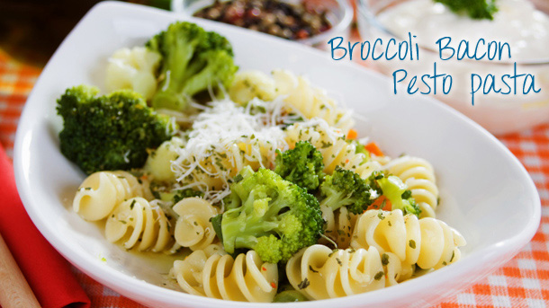 broccolibaconpestopasta