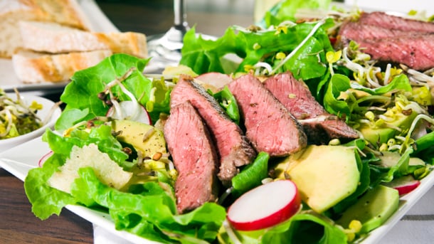 Warm Lamb Salad New World