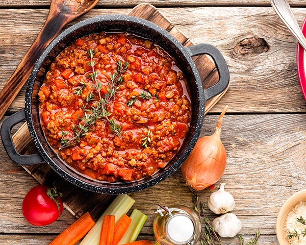 Slow-cooker bolognaise