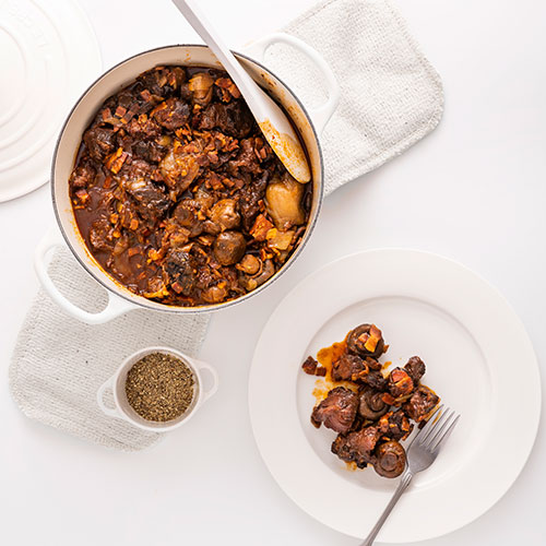 Beef bourguignon