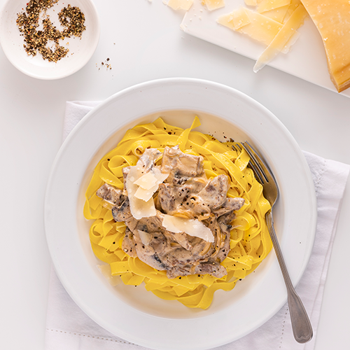 Beef stroganoff