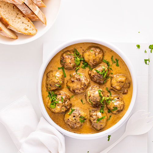 Swedish-style meatballs