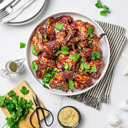 Sticky cranberry chicken