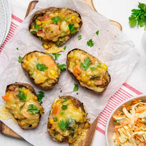 bacon and corn potatoes