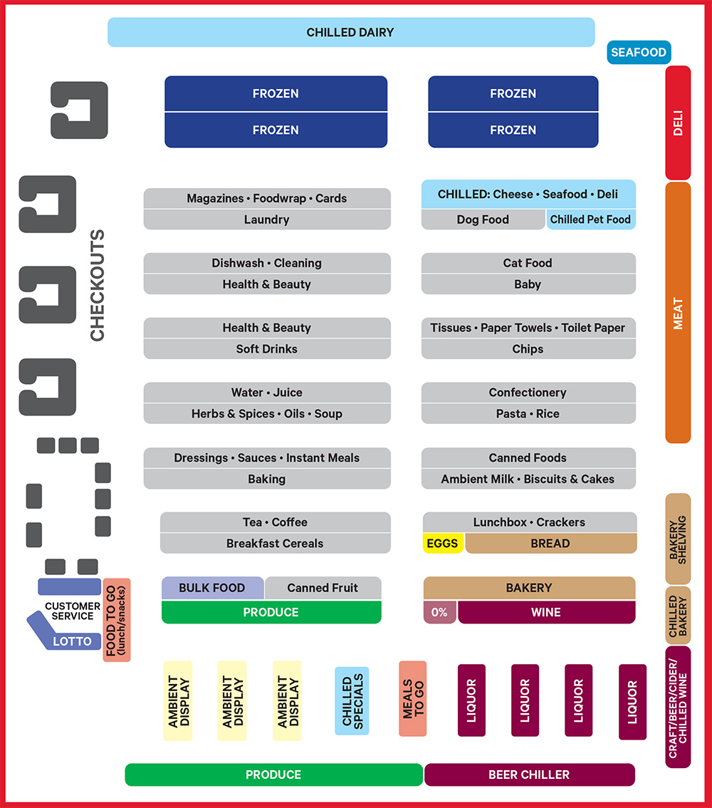 Motueka Store Map