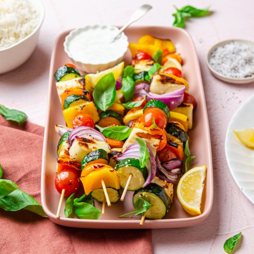 bbq veggie skewers
