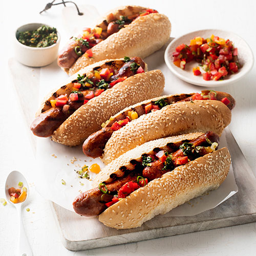 Argentinian style hotdogs